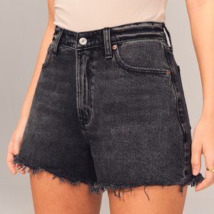 NWT Abercrombie & Fitch The High Rise Cutoff Shorts 24